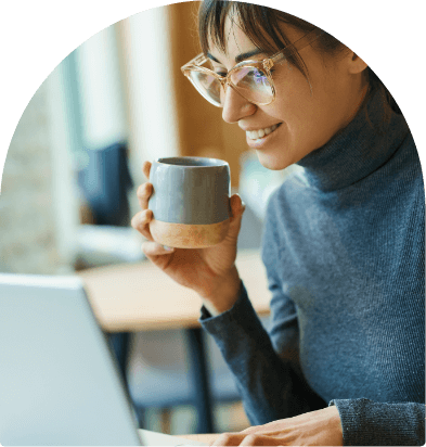 Woman with coffee