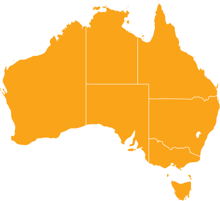 Australia map vector